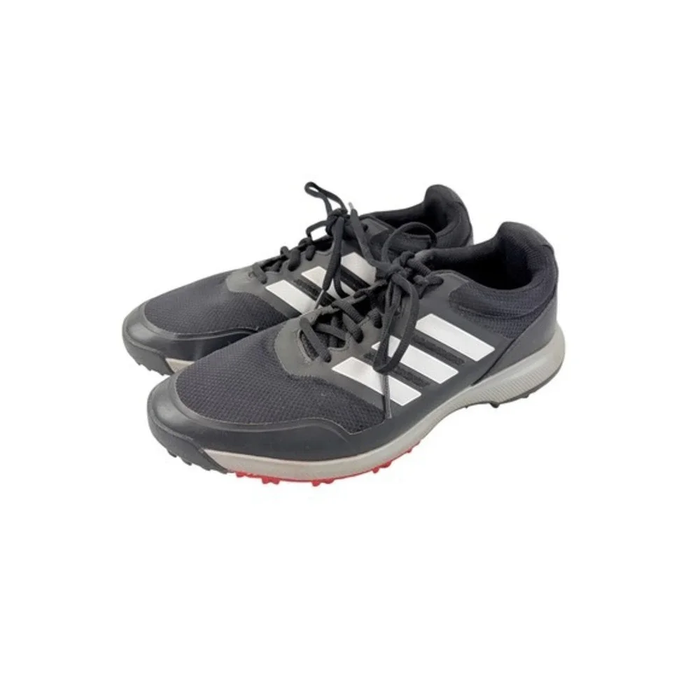 Adidas Tech Response SL Men's 9.5 Black Spikeless‎ Golf Shoe Cloudfoam X-Traxion